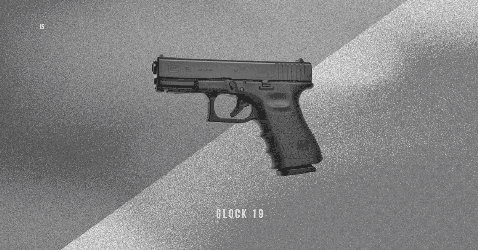 This is the Glock 19 Gen5, my #3 handgun option on this list.